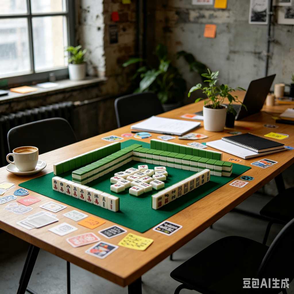 premium engraved mahjong set